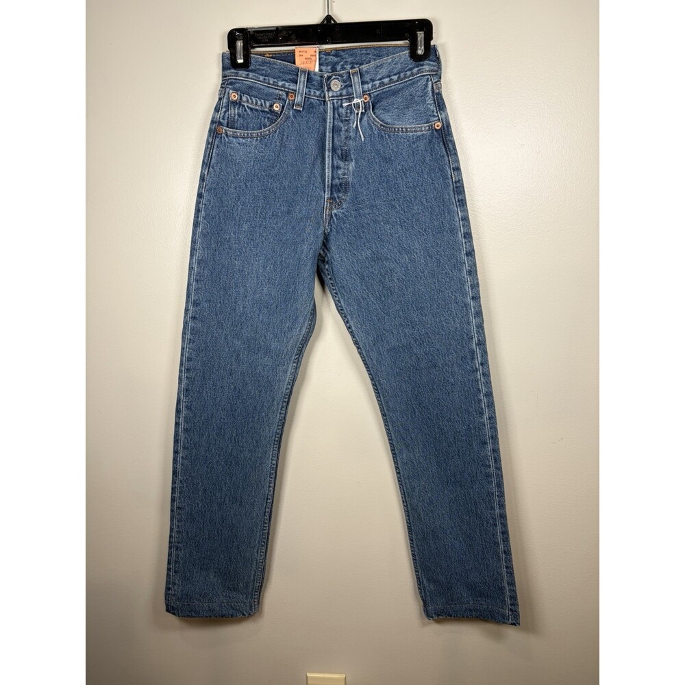 Levi's 501 Jeans Vintage Size 26 X 30 Denim Dark Wash Blue NWT